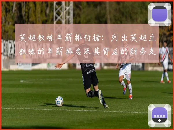 英超教练年薪排行榜：列出英超主教练的年薪排名及其背后的财务支持